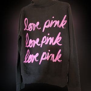 PINK Victoria's Secret Pullover LOVE PINK  hoodie sz Medium
